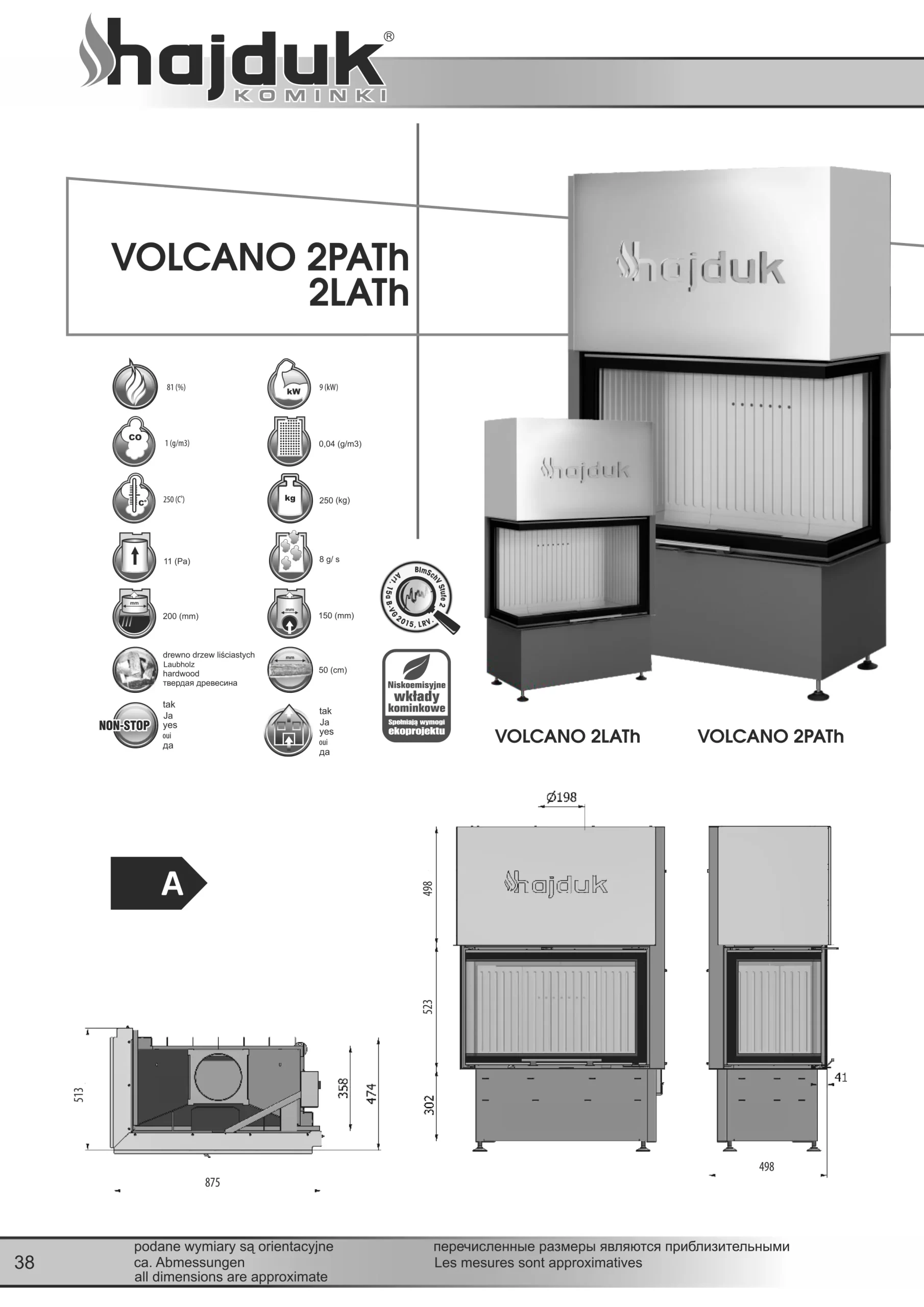 Focar Volcano 2LATh/2PATh Focar Volcano 2LATh/2PATh